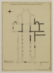 216492 Plattegrond van de kerk van de St. Paulusabdij te Utrecht, samengesteld op basis van gevonden funderingsresten ...